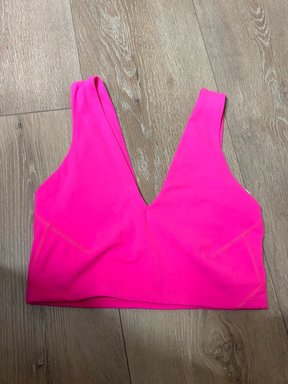 FP Hot pink sports bra with built in padding - Picture 2 of 5